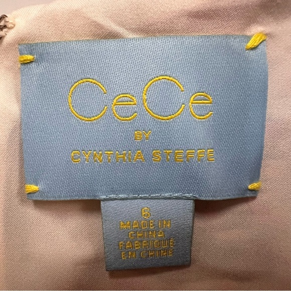 NWT CeCe by Cynthia Steffe Shift Dress in jacquard fabric fully lined size 6 - Picture 8 of 15